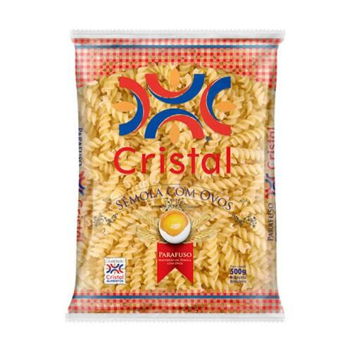 Macarrão Parafuso Cristal Integral Embalagem 500g