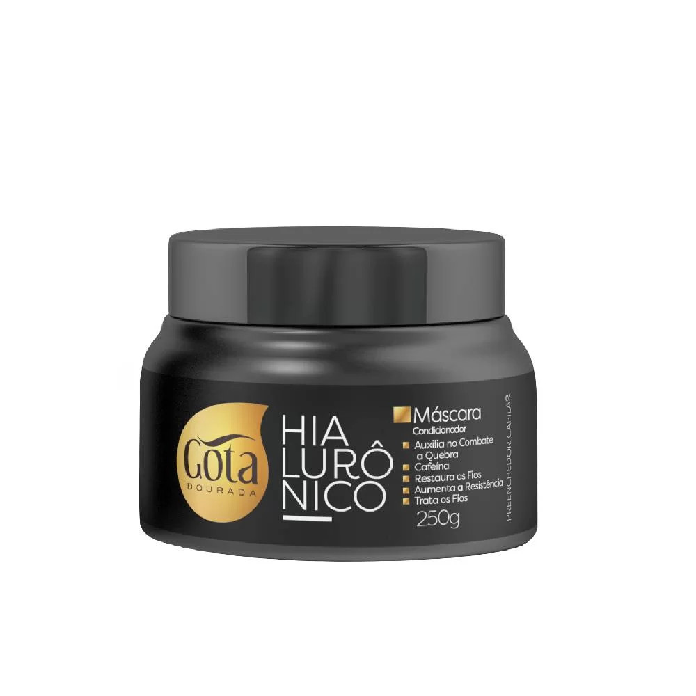 MASCARA TRATAMENTO GOTA DOURADA HIALURONICO 250G