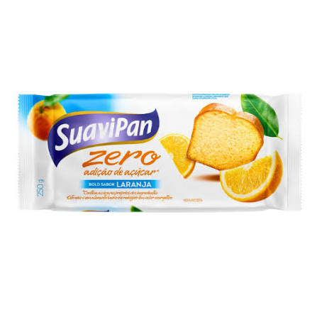 Bolo Ind Suavipan Zero Laranja 250g
