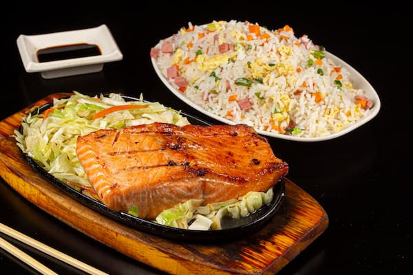 Salmão grelhado