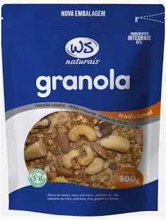 Granola Ws Naturais Active Pct 500g