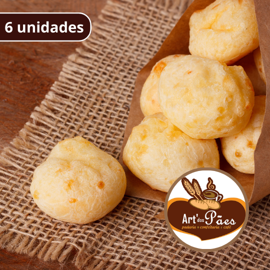 PÃO DE QUEIJO PEQUENO - 6 UNID.