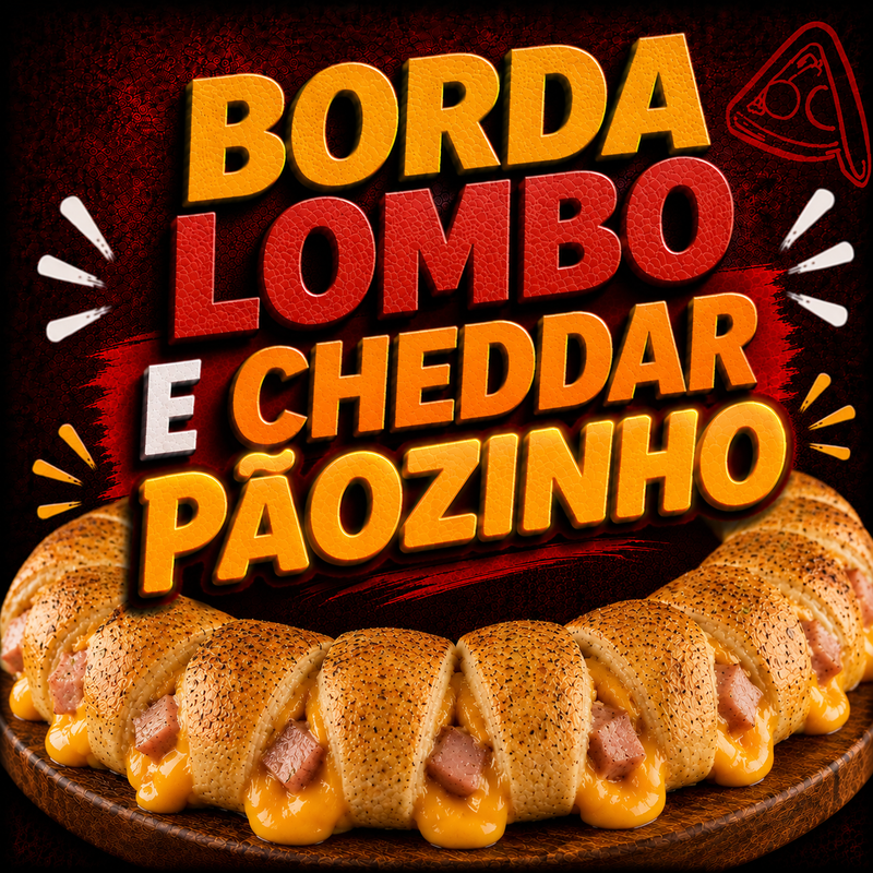 LOMBO E CHEDDAR PAOZINHO