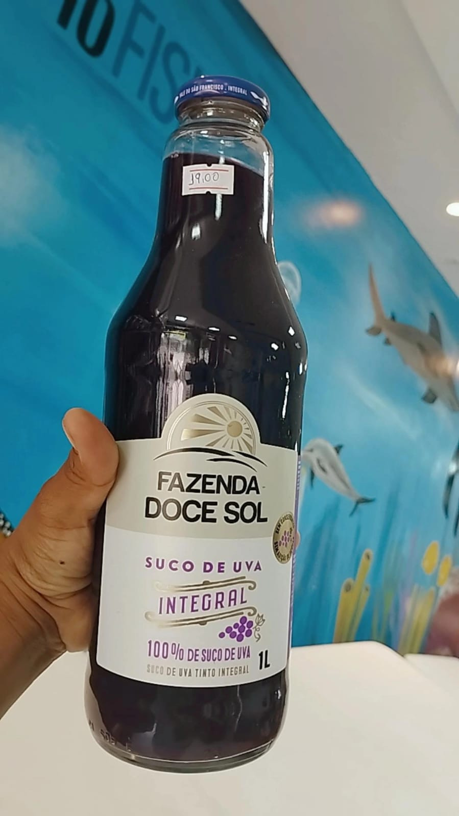 Suco de uva tinta integral (1L)