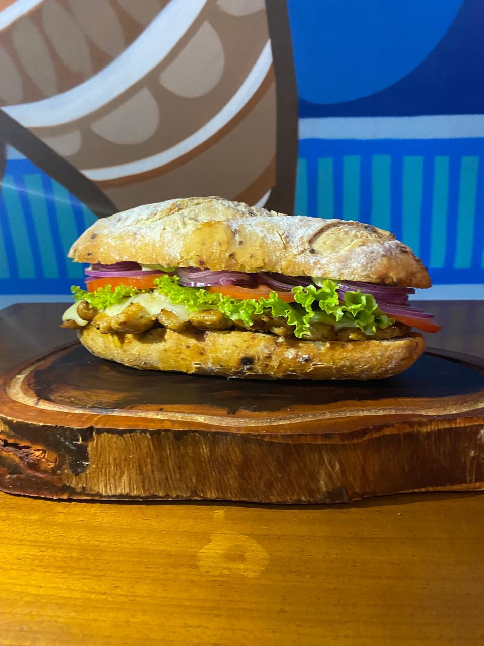 Filé de frango - Sandwich