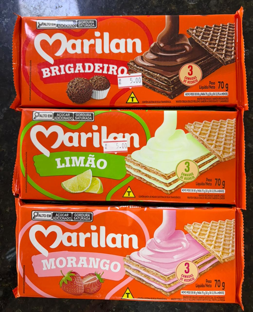 BOLACHA MARILAN SABOR BRIGADEIRO