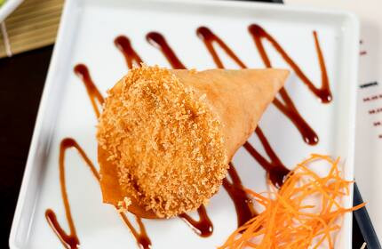 Temaki ebi hot