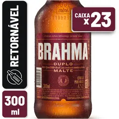 Cerveja Brahma Duplo Malte Retornável 300ml 