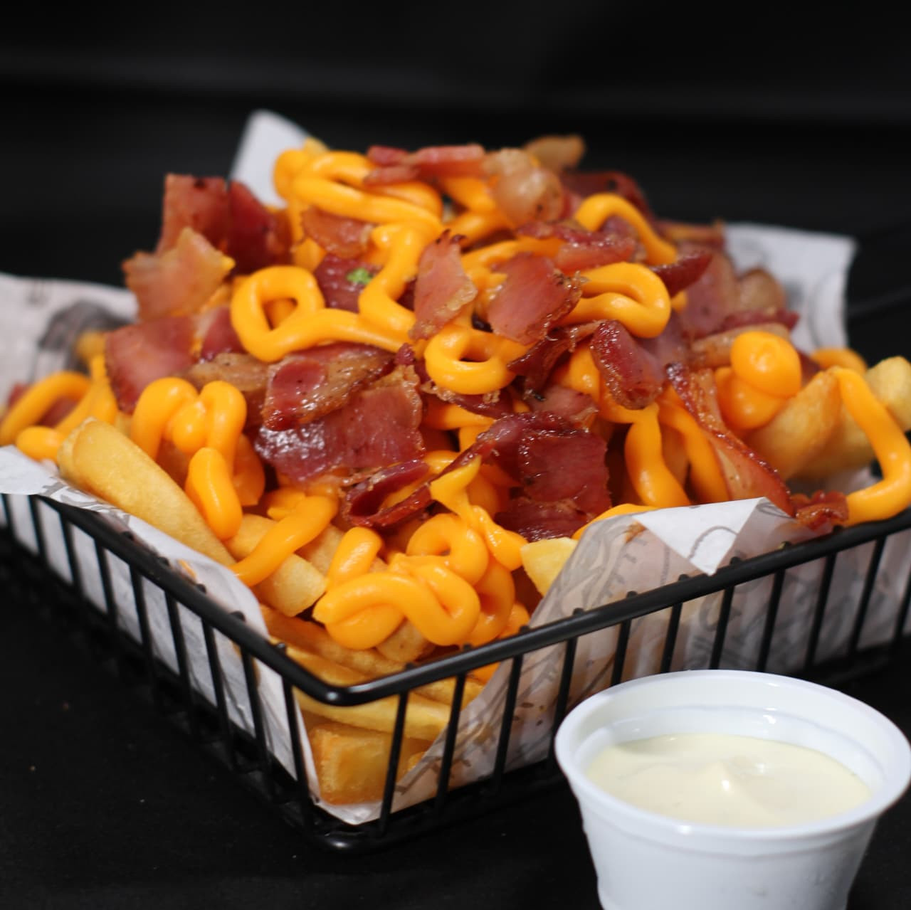 BATATA CHEDDAR E BACON