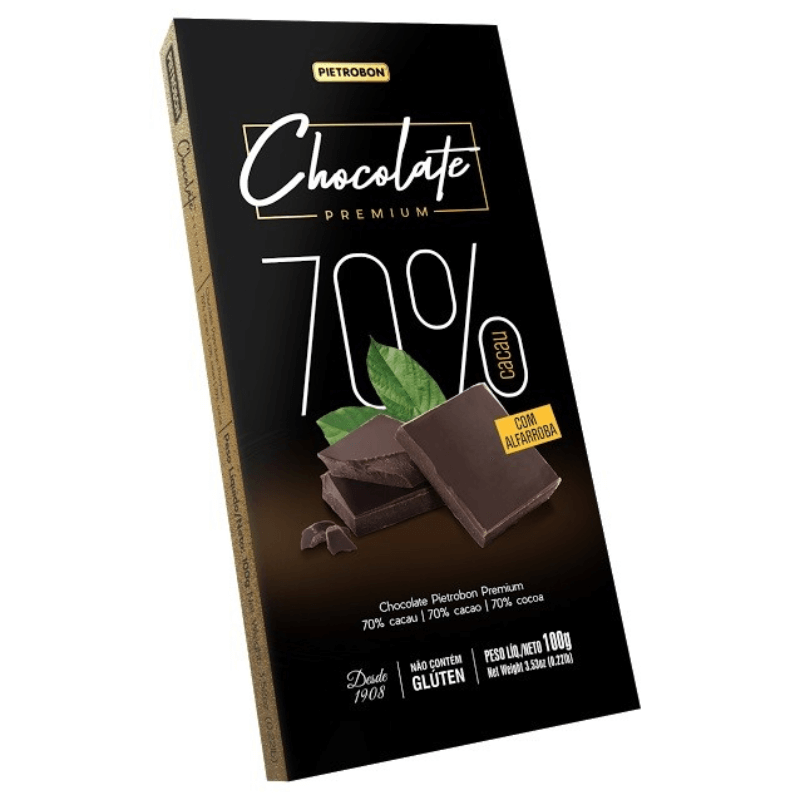 CHOCOLATE TABLETE PIETROBON PREMIUM 70% CACAU 100G