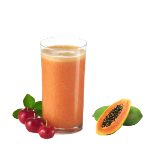 SUCO ACEROLA C/ MAMAO COPO