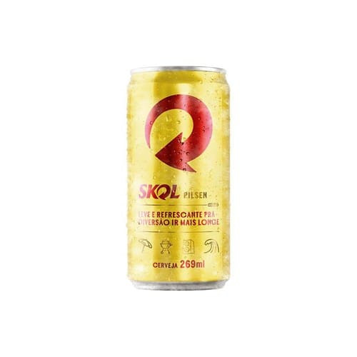 Cerveja Pilsen Skol 269ml