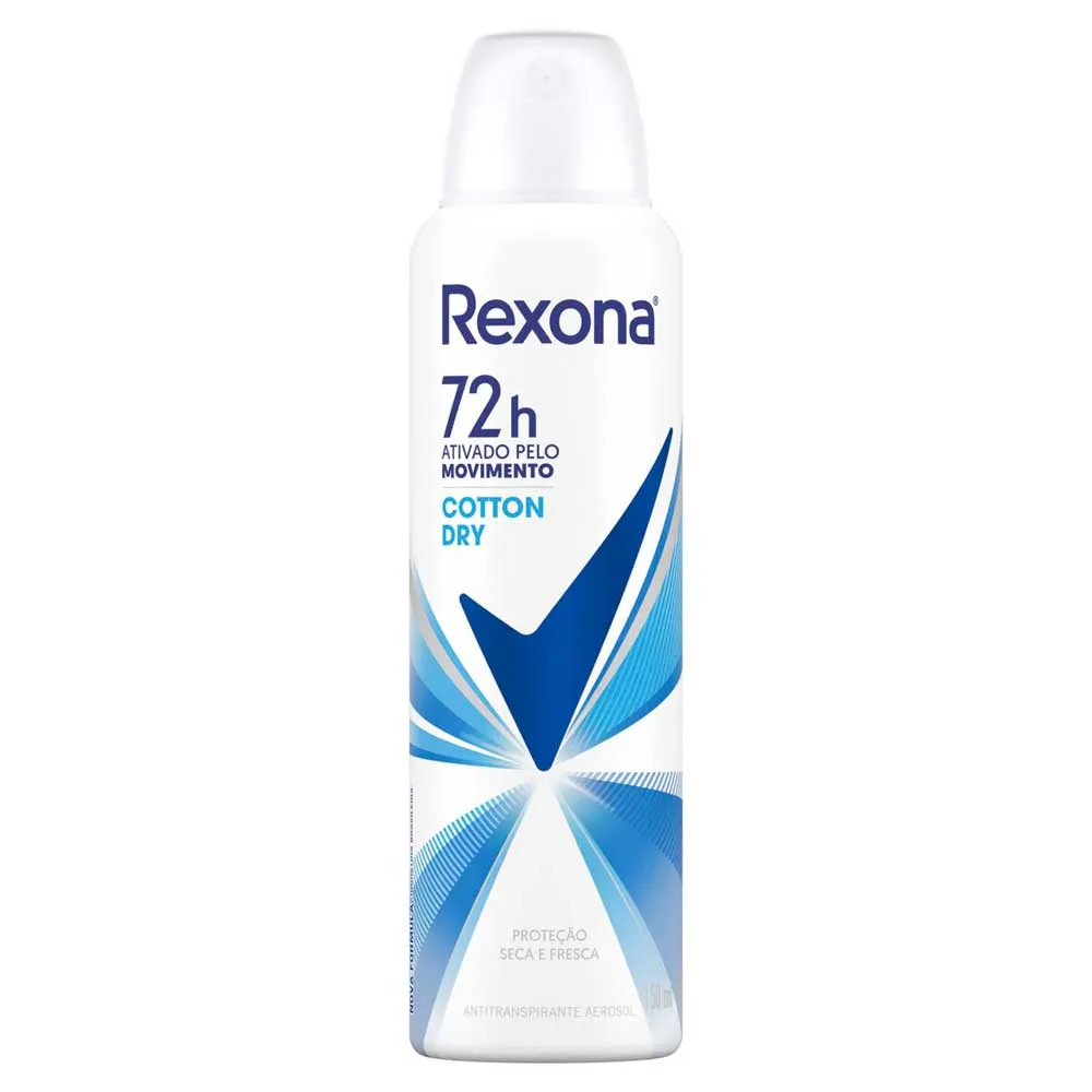 DESODORANTE AERO REXONA COTTON DRY 150ML