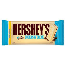 Barra Choc Cookies N Creme Hersheys 77g 
