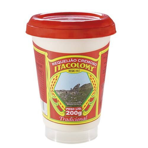 Requeijão Cremoso Itacolomy Tradicional Copo 200g
