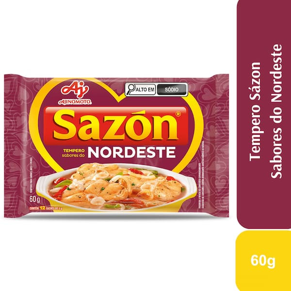 Tempero em Pó Nordeste Sazón 60g
