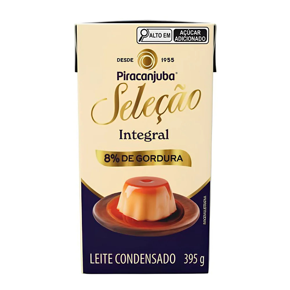 LEITE CONDENSADO PIRACANJUBA SELEÇAO 8% 395G¬