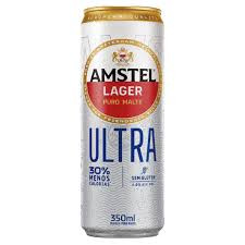 CERVEJA AMSTEL ULTRA LATA S.GLUTEN 350 ML