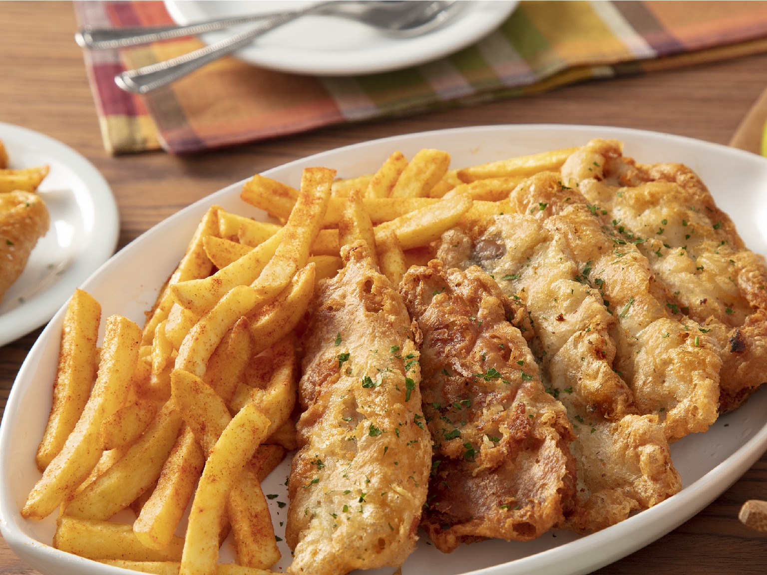 Filé de Tilapia com Fritas