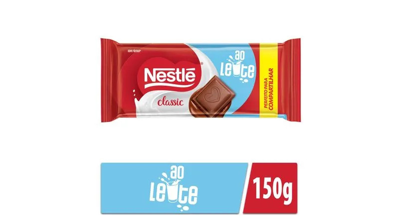 Chocolate ao leite Nestle 150g
