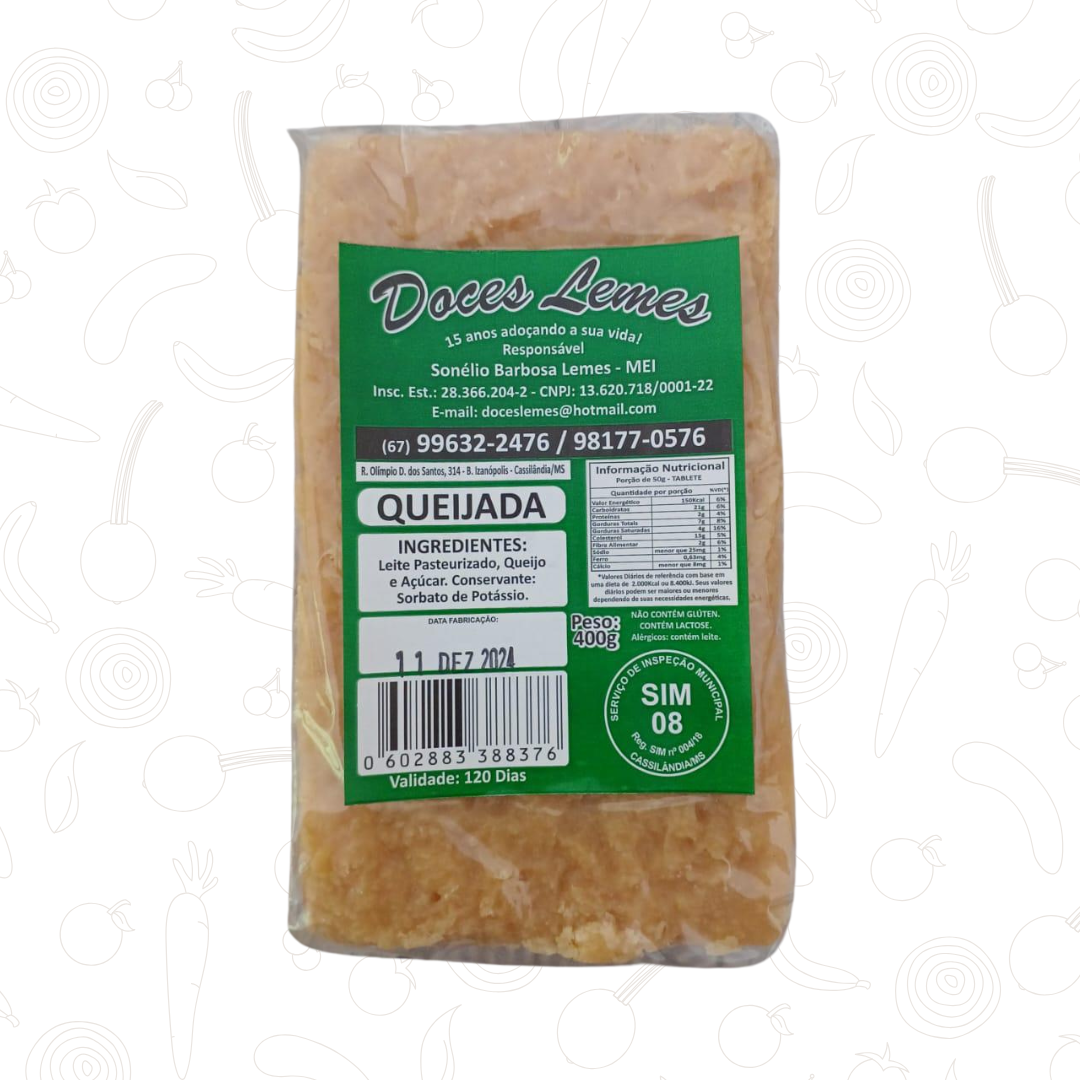 Queijada Barra Lemes 400g