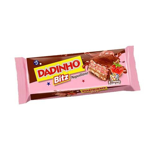 Wafer Napolitano Dadinho Bitz 105g