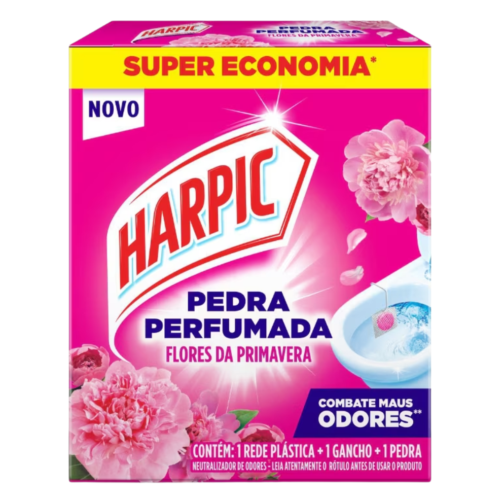 PEDRA SANITARIA HARPIC FLORES DA PRIMAVERA