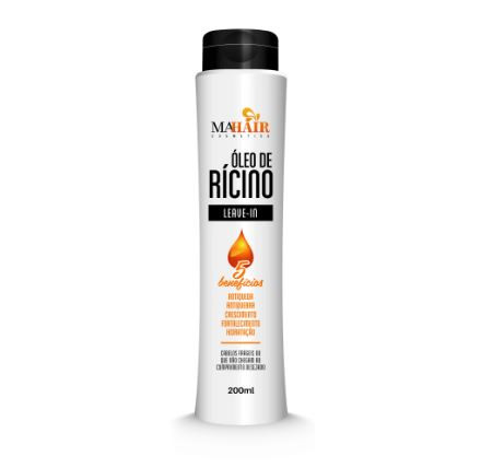LEAVE IN OLEO DE RICINO MAHAIR 200ML
