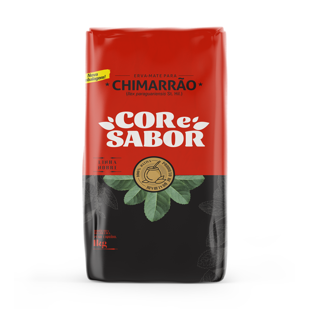 ERVA MATE CHIMARRAO COR&SABOR VACUO LINHA NOBRE 1KG