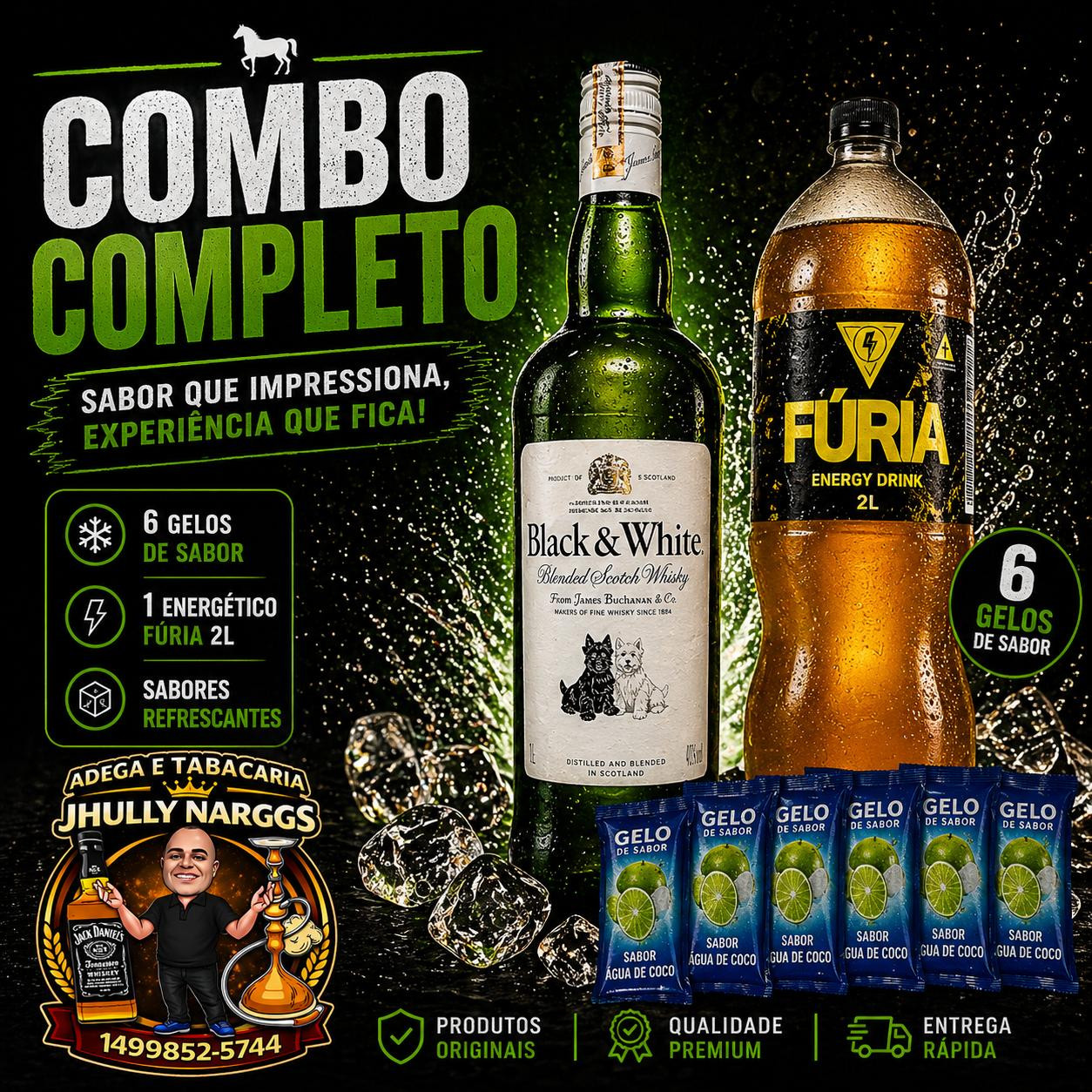 COMBO BLACK WHITE