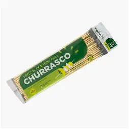Espeto de Bambu 25cm (Minas Rio)