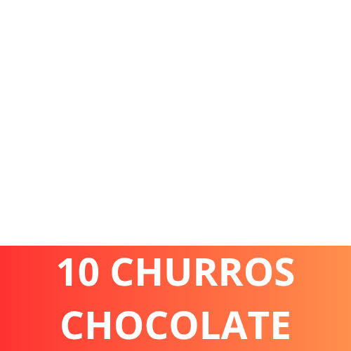 10 CHURROS CHOCOLATE