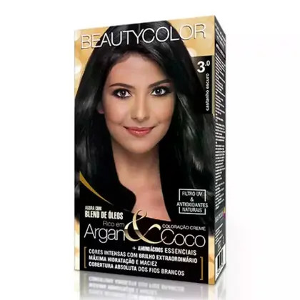 COLORAÇÃO TINTURA BEAUTYCOLOR 3.0 CASTANHO ESCURO