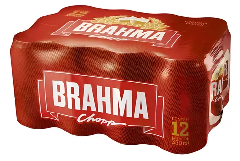 BRAHMA CHOPP CX C/12 UNI 350ML