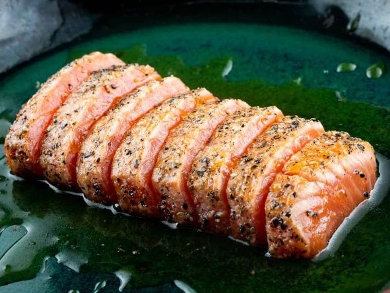 SASHIMI DE SALMAO ESPECIAL ( 05 UNID )