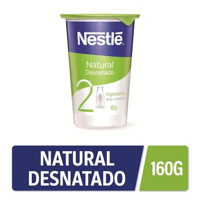 Iogurte Natural Desnatado Nestlè 160g