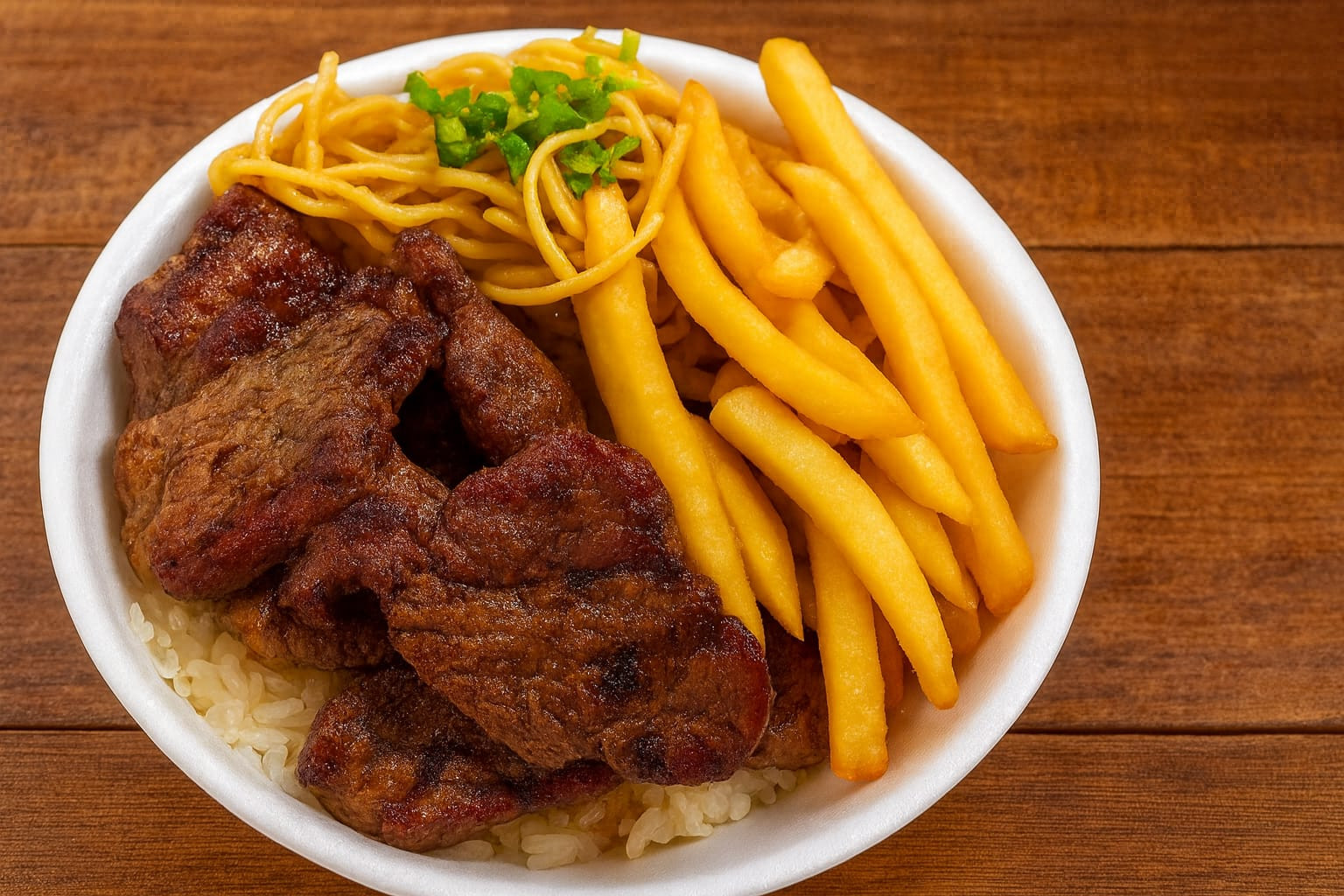 Marmitex (Grande) Com Churrasco