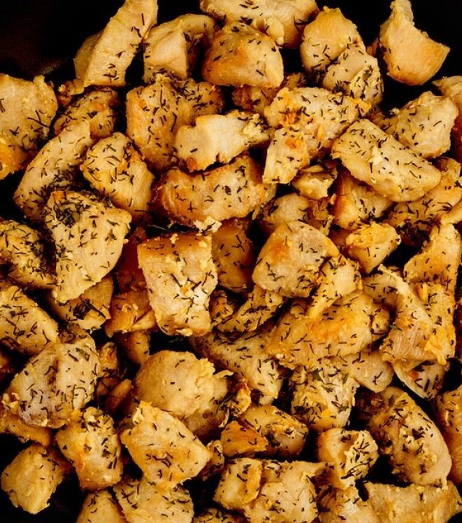 Frango em Cubos