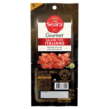 SALAME FATIADO SEARA GOURMET ITALIANO 100G