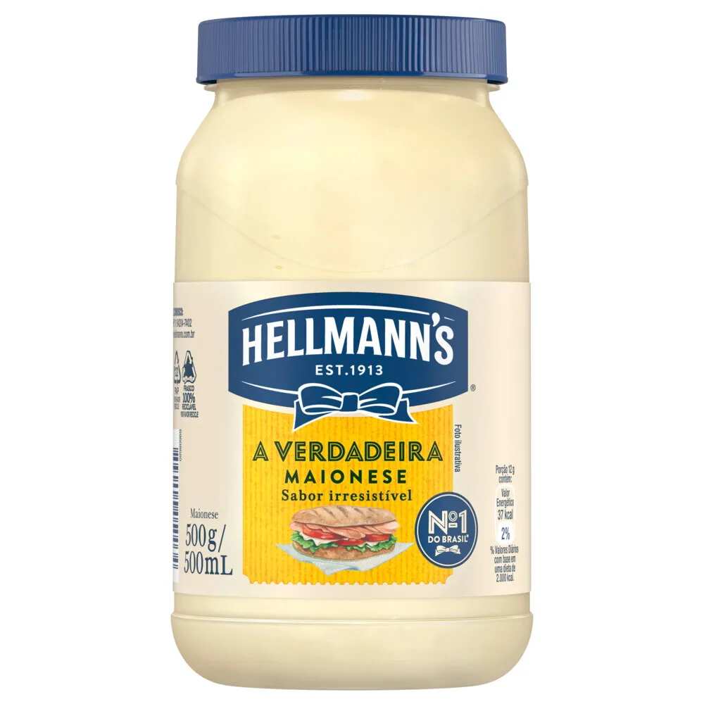 MAIONESE HELLMANNS TRAD 500GR