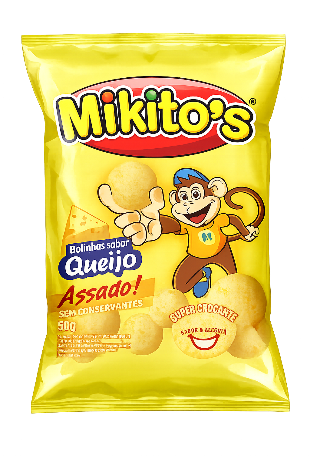 SALGADINHO MIKITOS QUEIJO 50G