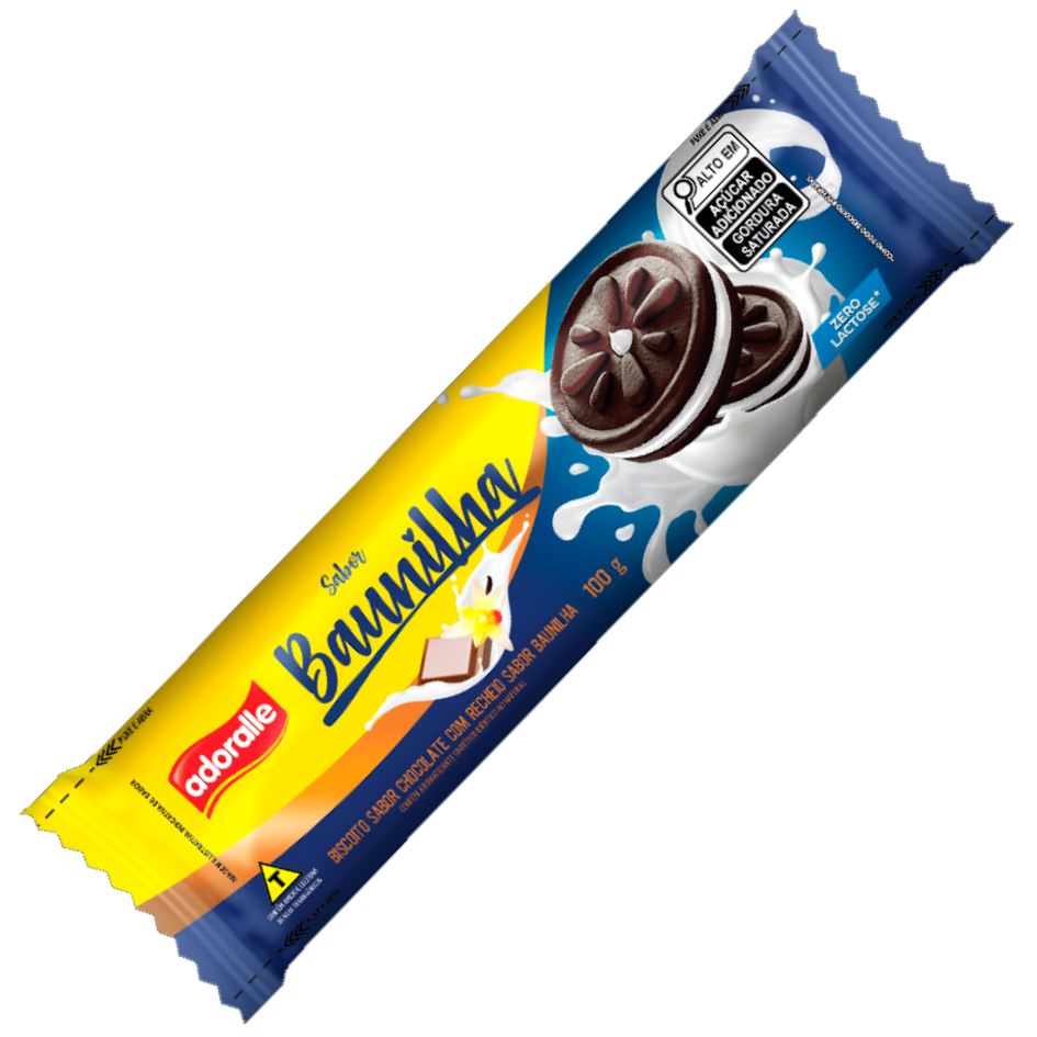 BISC RECHEADO ADORALLE BAUNILHA 100G