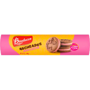 BISCOITO RECHEADO MORANGO BAUDUCCO 108G