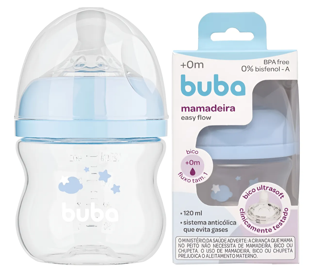 Mamadeira Buba 120 ml - Azul