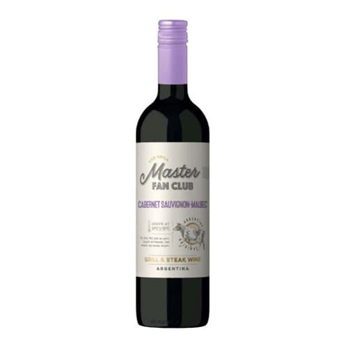 Vinho Tinto Argentino Master Fan Club Cabernet Sauvignon Malbec Garrafa 750ml