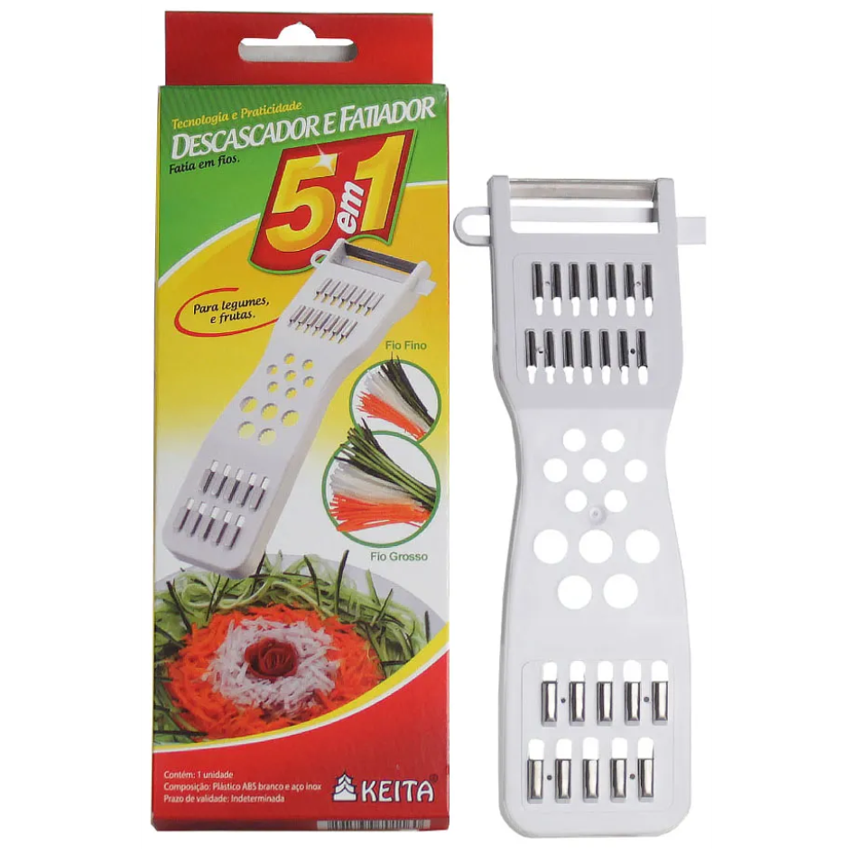 DESCASCADOR E FATIADOR 5EM1 KEITA