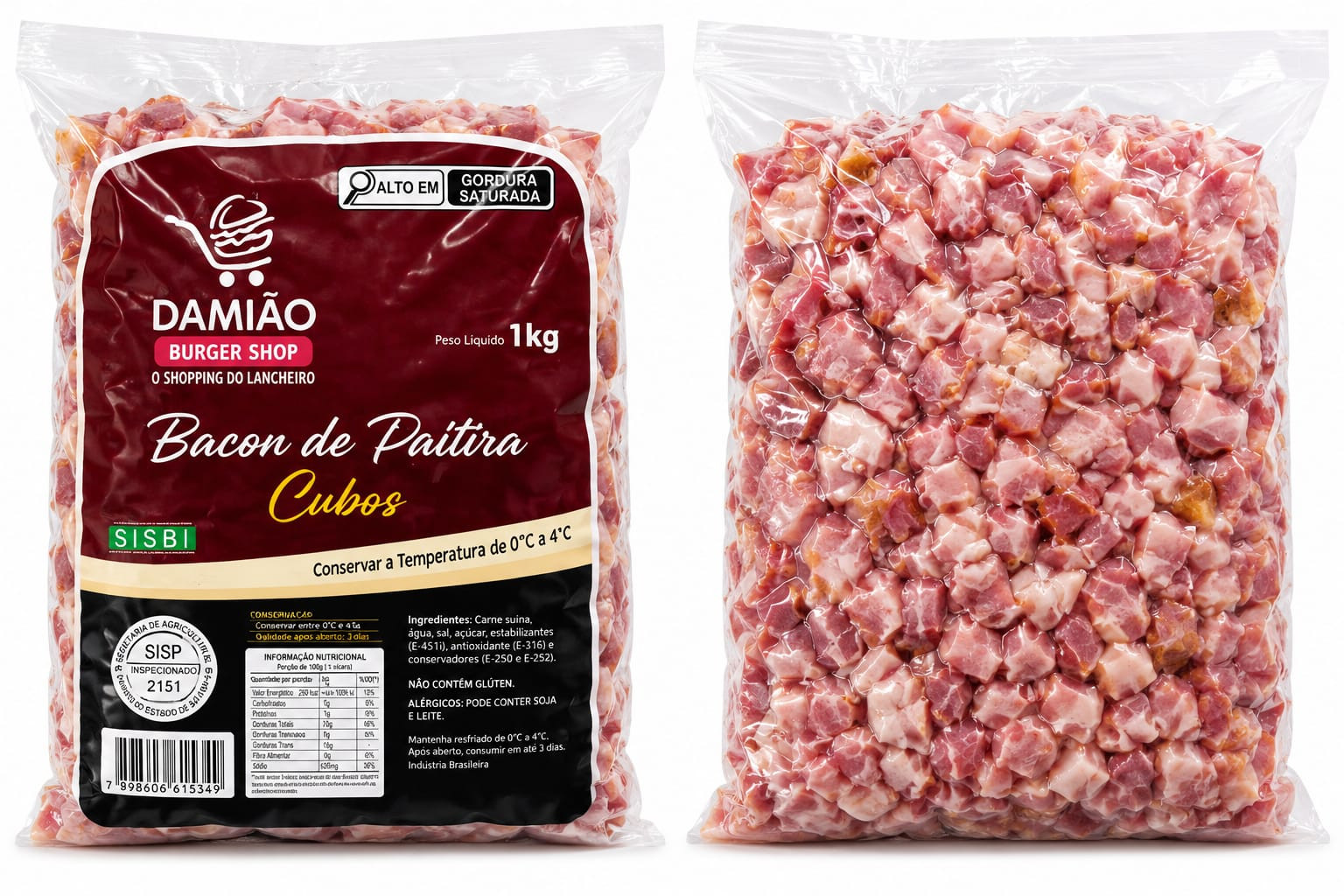 BACON DAMIAO CUBOS PALETA