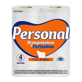 Papel Higienico Neutro (Personal) 4 Rolos