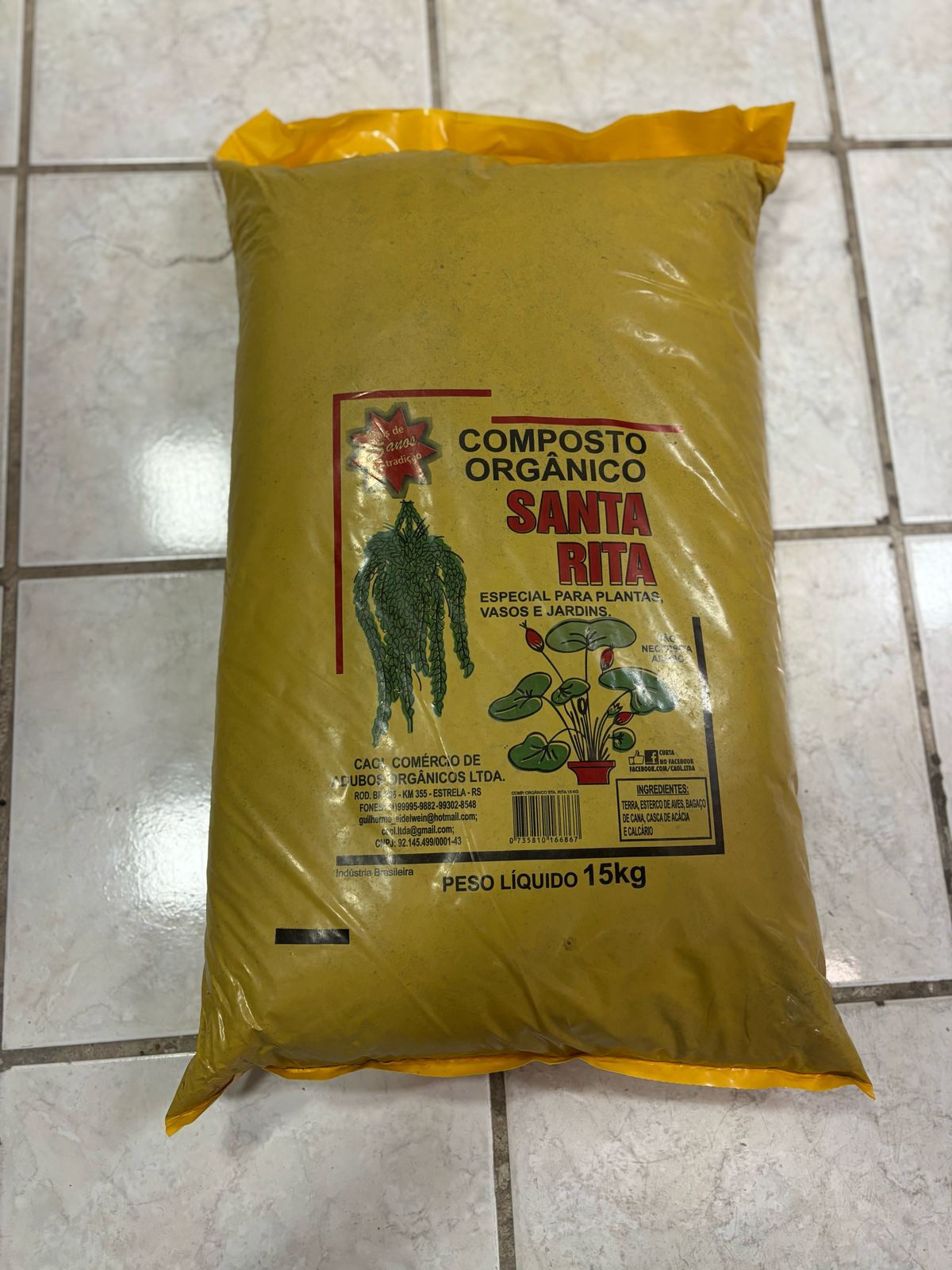 TERRA PACOTE 15KG