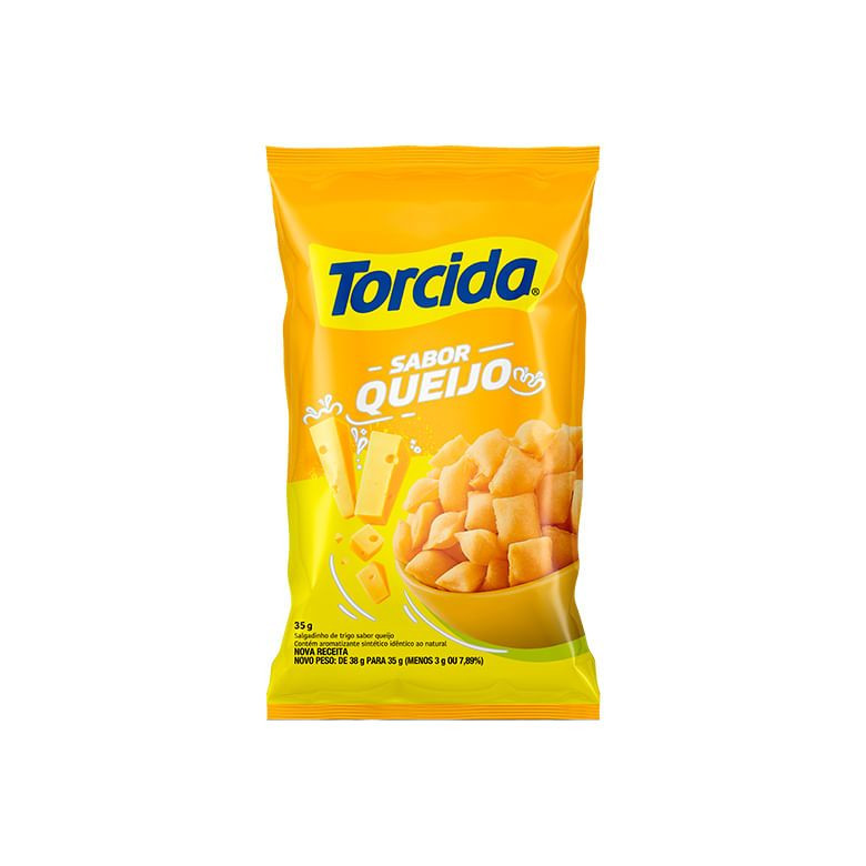 SALGADO TORCIDA QUEIJO 35G